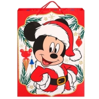 Новый год. Пакет подарочный, 31х40х11.5 см, упаковка, Микки Маус Новый год. Пакет подарочный, 31х40х11.5 см, упаковка, Микки Маус