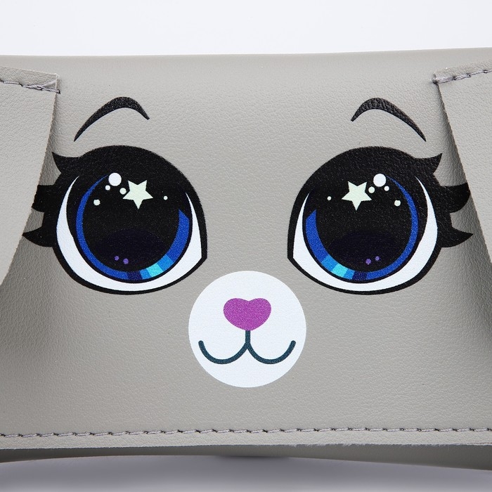 Сумка поясная конверт &laquo;Зайка&raquo; , 19х11 см