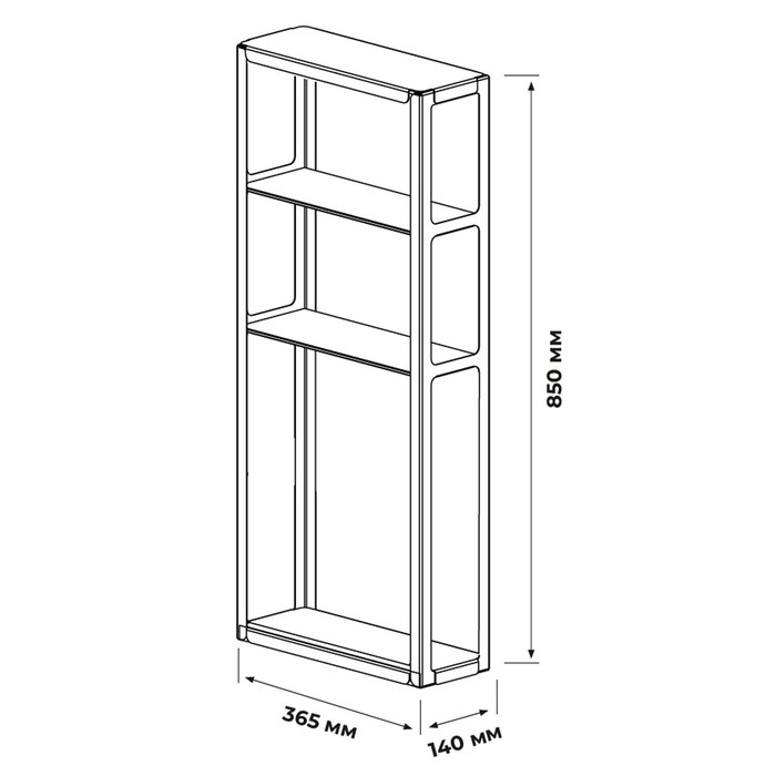 Полка для ванной, белая 36 х 14 х 85 см Полка для ванной, белая 36 х 14 х 85 см