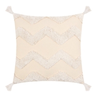 Наволочка декоративная &laquo;Этель&raquo; Бохо, 45х45 см, цвет молочный, 100% хлопок
