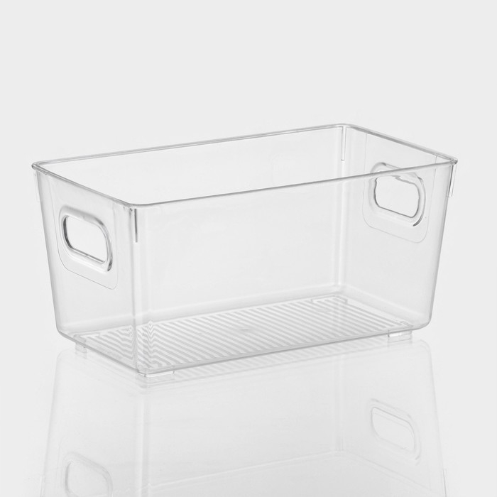 Контейнер для холодильника RICCO, 23,5&times;13&times;11 см, цвет прозрачный