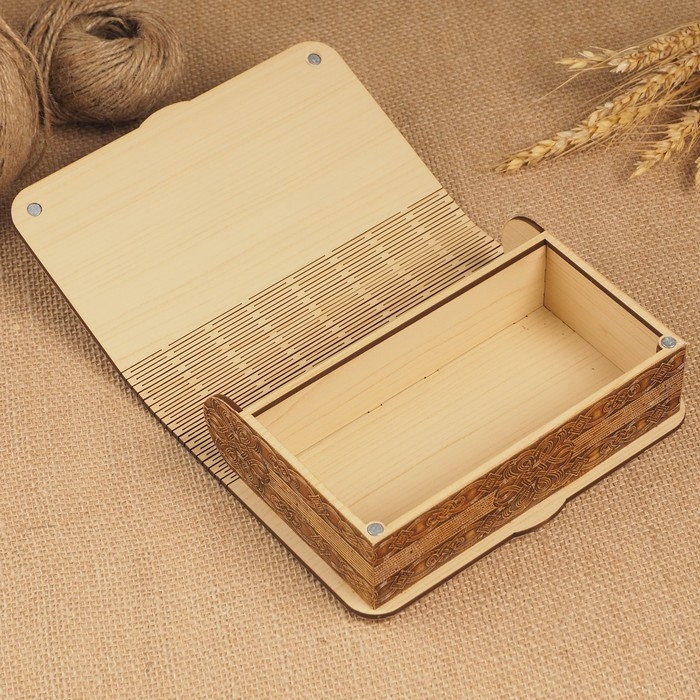 Шкатулка &laquo;Денежная&raquo;, береста