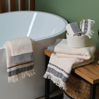 Полотенце махровое Love Life &laquo;Бриз&raquo; 50х80 см, чёрный, 100% хл, 500 гр/м2