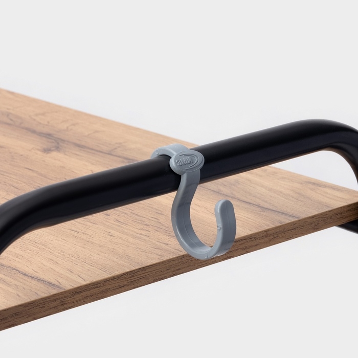 Стеллаж «Валенсия 15W», 45,5×30×155,5 см, чёрный Стеллаж «Валенсия 15W», 45,5×30×155,5 см, чёрный