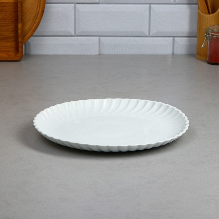 Блюдо «Карина», 30 см, круглое, фарфор, Иран Блюдо «Карина», 30 см, круглое, фарфор, Иран