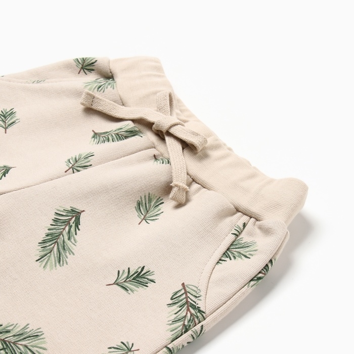 Костюм (худи и брюки) Крошка Я "Еловые веточки", рост 80-86 см