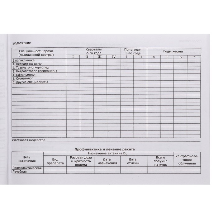 Медицинская карта ребёнка Медицинская карта ребёнка "Коллаж", форма №112/у, 40 листов