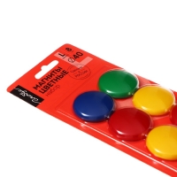 Магниты для досок 40 мм, 8 штук, GLOBUS цветные, в картонном блистере Магниты для досок 40 мм, 8 штук, GLOBUS цветные, в картонном блистере