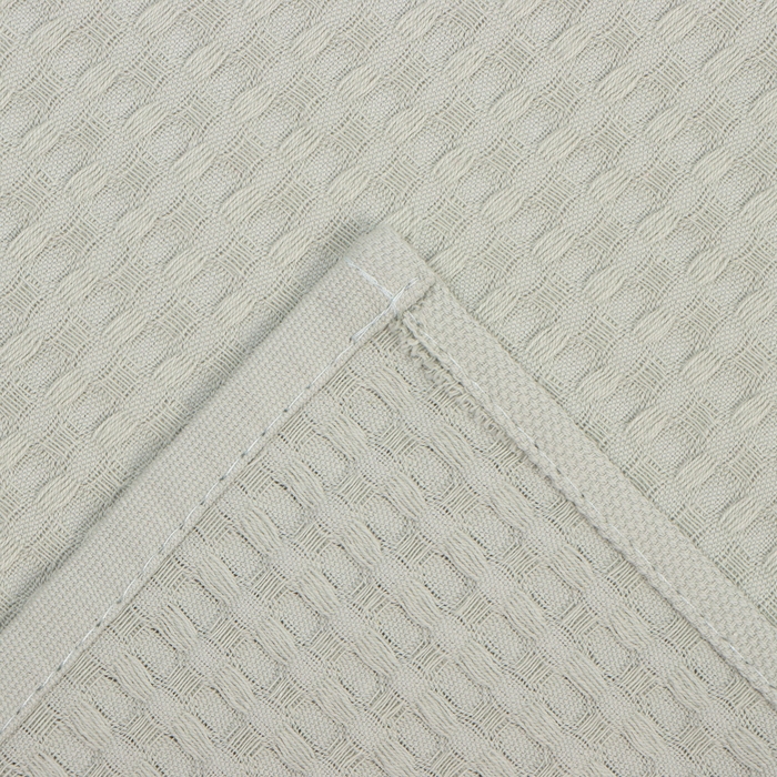 Набор кухонных полотенец Доляна, цвет серый, 35х60см-2шт, 100% хл, вафля, 220 гр/м2