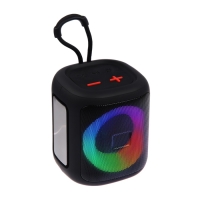 Портативная колонка A80, 8 Вт, 1200 мАч, подсветка, micro SD, чёрная Портативная колонка A80, 8 Вт, 1200 мАч, подсветка, micro SD, чёрная