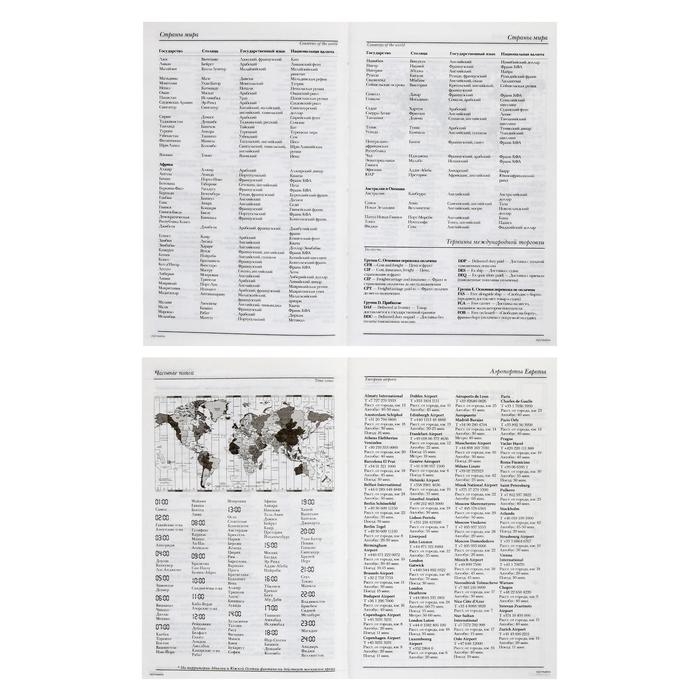 Ежедневник недатированный А5, 128 листов в клетку "Авокадо и пончик", твёрдая обложка, глянцевая ламинация, блок 55 г/м2