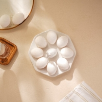 Подставка для яиц керамическая SL Home «Пасхальные кролики», 19×9 см, 8 ячеек, цвет белый Подставка для яиц керамическая SL Home «Пасхальные кролики», 19×9 см, 8 ячеек, цвет белый