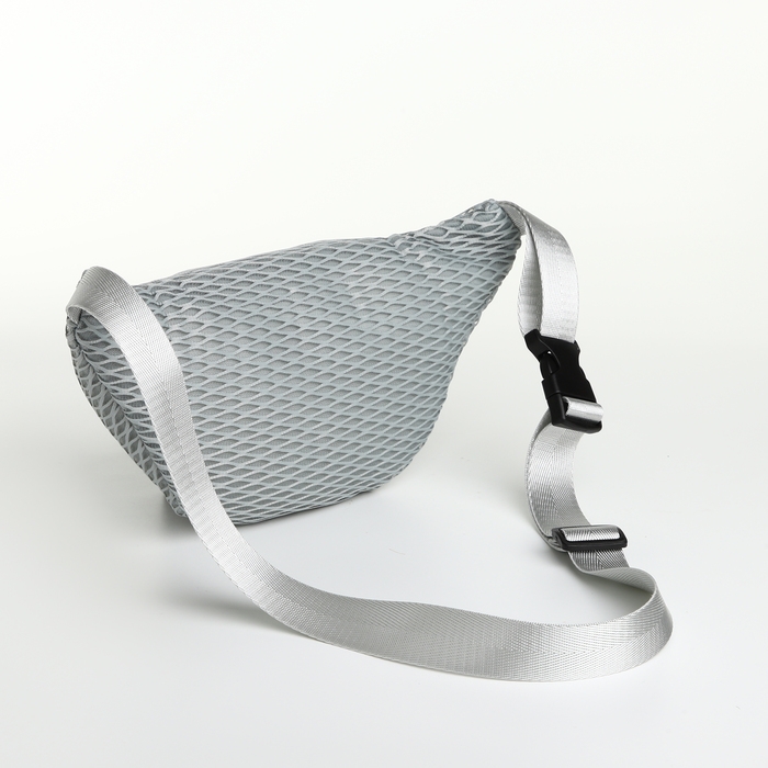 Поясная сумка на молнии, цвет серый Поясная сумка на молнии, цвет серый