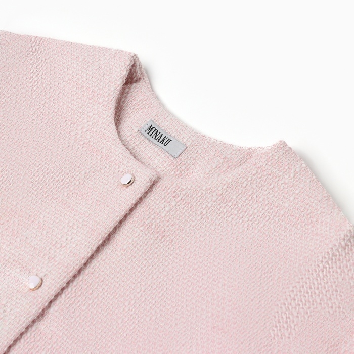 Жакет для девочки, MINAKU :Party Dress, цвет розовый, рост 152 см