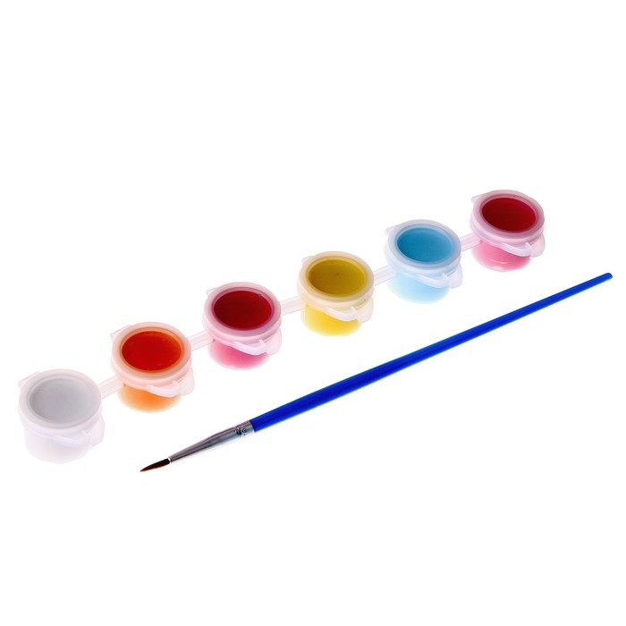 Картина по номерам для детей &laquo;Мягкая подружка&raquo;, 15 х 15 см