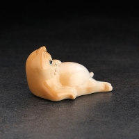 Сувенир "Кот ленивый" 4х4х7 см ,фарфор цвет МИКС