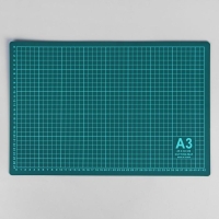 Мат для резки, 45 &times; 30 см, А3, цвет зелёный, DK-003