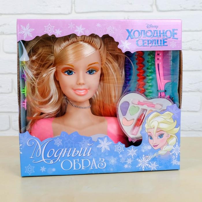 Кукла манекен для создания прически, с аксессуарами &laquo;Модный образ&raquo;, Холодное сердце