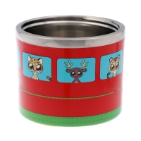 Ланч-бокс "В мире зверей", 630 мл, сохраняет тепло 3 ч, 11 х 15 см, зеленый Ланч-бокс "В мире зверей", 630 мл, сохраняет тепло 3 ч, 11 х 15 см, зеленый