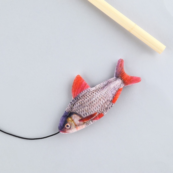 Дразнилка с игрушкой &laquo;Краснопёрка&raquo;, 6,5см