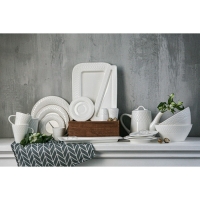 Салатник фарфоровый Magistro Argos, 1,4 л, 20&times;9 см, цвет белый