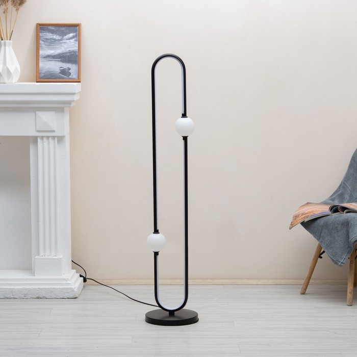 Торшер Торшер "Арис" LED 96Вт черный 25х25х130 см