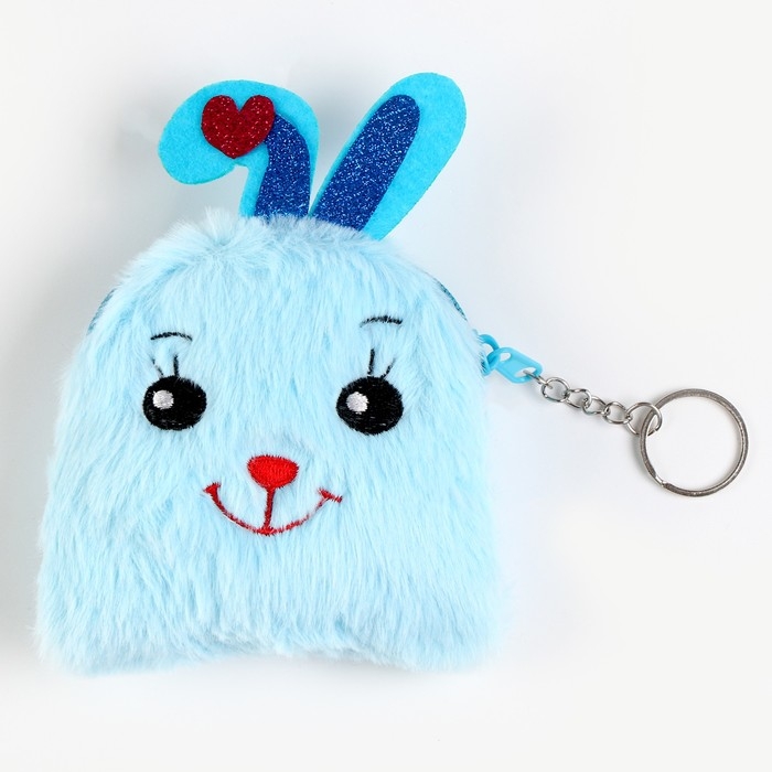 Мягкий кошелёк &laquo;Зверята&raquo; на брелоке, 10 см, виды МИКС