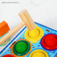 Стучалка-сортер &laquo;Палитра&raquo;, с молотком