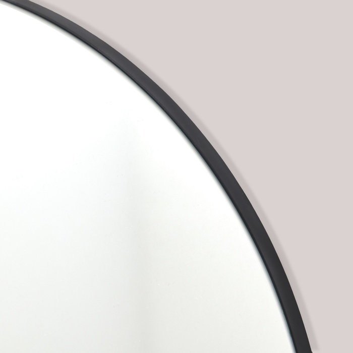 Зеркало настенное Зеркало настенное "Чёрный Рубин", в овальном корпусе, 110х45 см