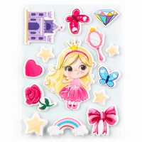 Набор для творчества &laquo;Принцесса&raquo;, наклейки для декора &mdash; 14 шт.