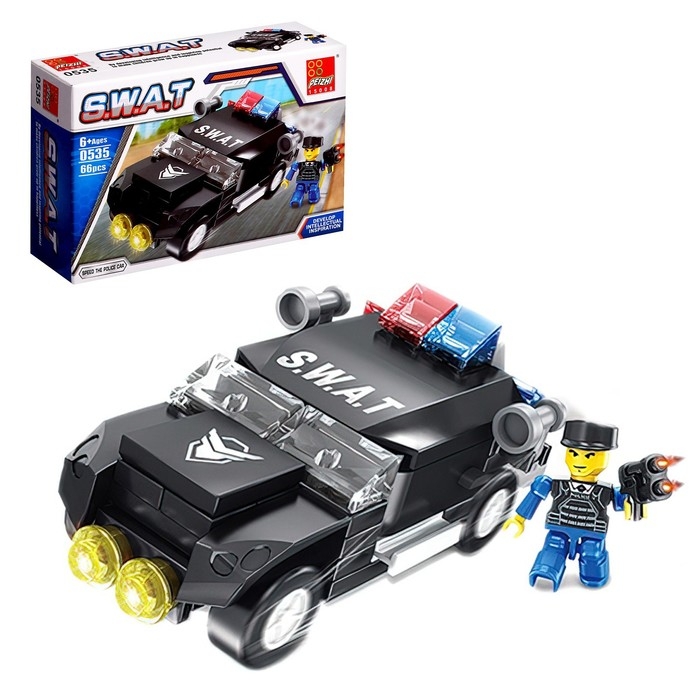 Конструктор Спецназ &laquo;Бронемобиль&raquo;, 66 деталей