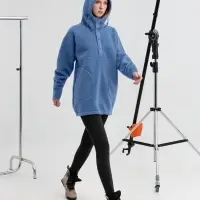 Анорак унисекс Oblako, голубой, размер ХS/S