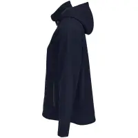 Куртка софтшелл с капюшоном женская Race Women, темно-синяя, размер 3XL