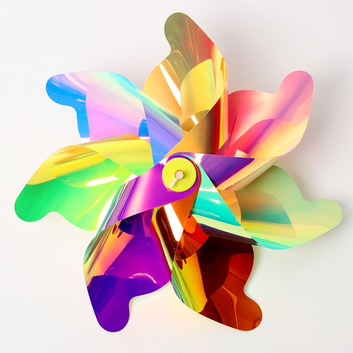 Ветерок &laquo;Цветок&raquo; на деревянной палочке