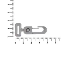 Застежка-карабин Сarabine, S, серый Застежка-карабин Сarabine, S, серый
