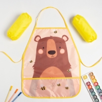 Фартук детский с нарукавниками Этель «Мишка», 49 х 39 см Фартук детский с нарукавниками Этель «Мишка», 49 х 39 см