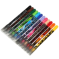 Фломастеры 12 цветов Maped COLOR'PEPS MONSTER, смываемые, с заблокированным пишущим узлом, в картонном футляре Фломастеры 12 цветов Maped COLOR'PEPS MONSTER, смываемые, с заблокированным пишущим узлом, в картонном футляре