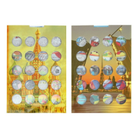 Альбом-планшет блистерный "Юбилейные 25-ти рублёвые монеты России", на 40 ячеек