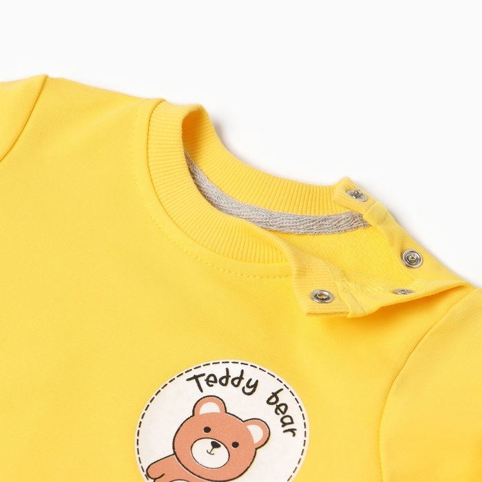 Комплект детский (джемпер, брюки), цвет желтый, рост 92 см