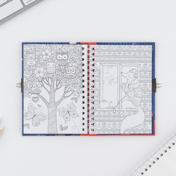 Анкета на замочке, в твердой обложке А6, 40 листов &laquo;Ярче звезд&raquo;