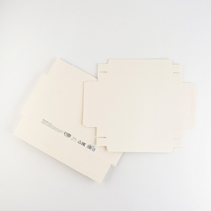 Коробка подарочная складная, упаковка, &laquo;Бежевая&raquo;, 21 х 15 х 7 см