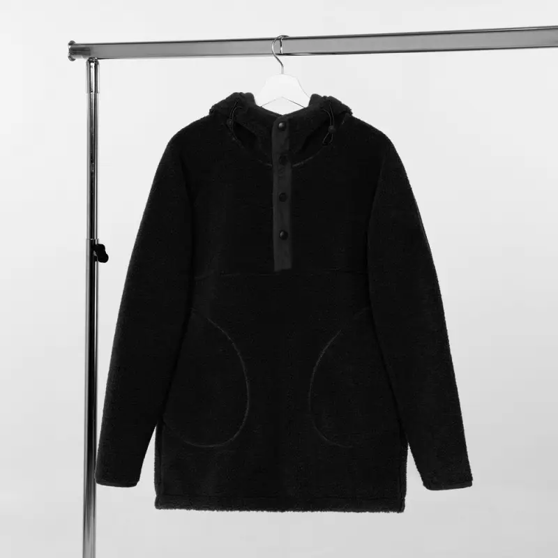 Анорак унисекс Oblako, черный, размер ХS/S