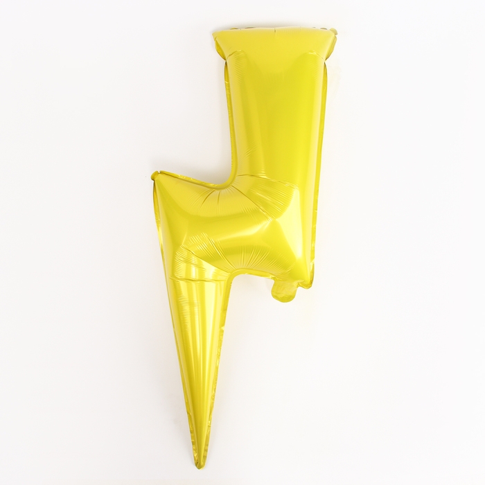 Шар фольгированный 30" &laquo;Молния&raquo;, золото