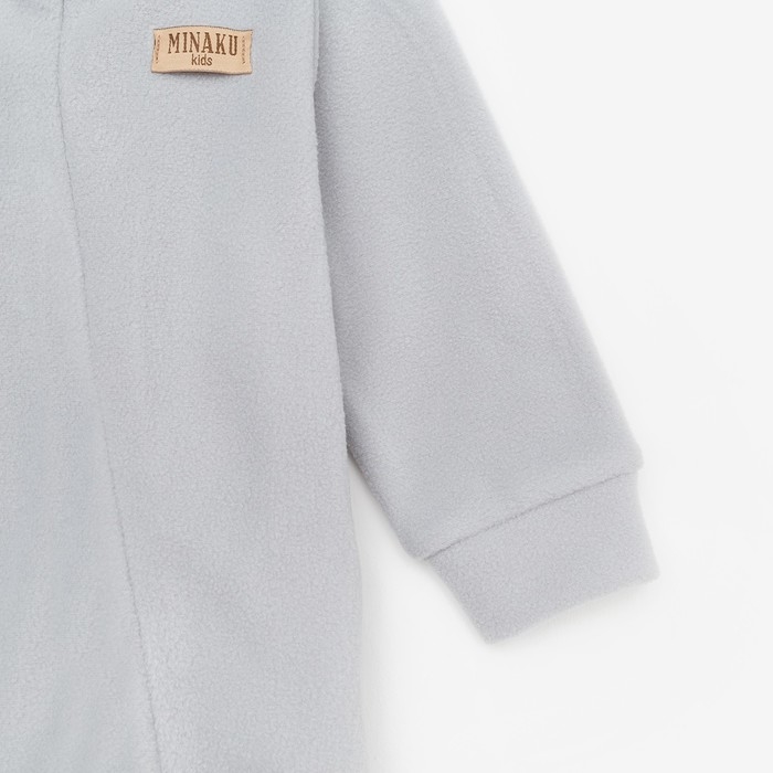 Комбинезон детский MINAKU цвет серый, размер 74-80