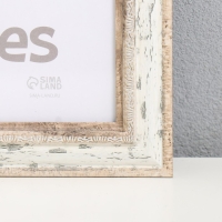 Фоторамка пластик "Муза" 30х40 см, мрамор
