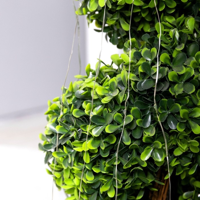 Гирлянда &laquo;Конский хвост&raquo; 10 нитей по 1 м, серебристая нить, 100 LED, свечение мульти, 2 режима, солнечная батарея