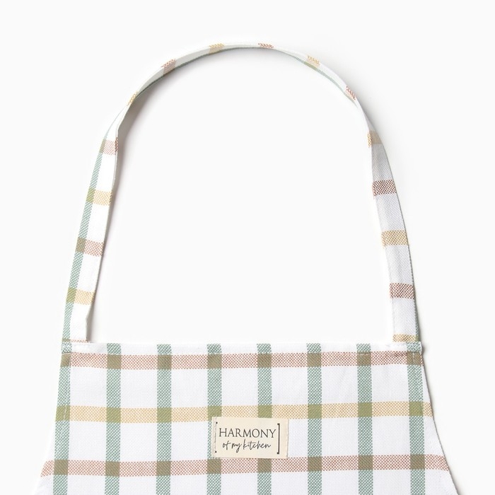 Набор Этель Harmony: фартук 60х70см, прихватка 19х19см, полотенце 40х73см,  рогожка 186 г/м2