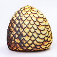 Новый год! Антистресс подушка-игрушка &laquo;Змеиное яйцо&raquo;, золотое