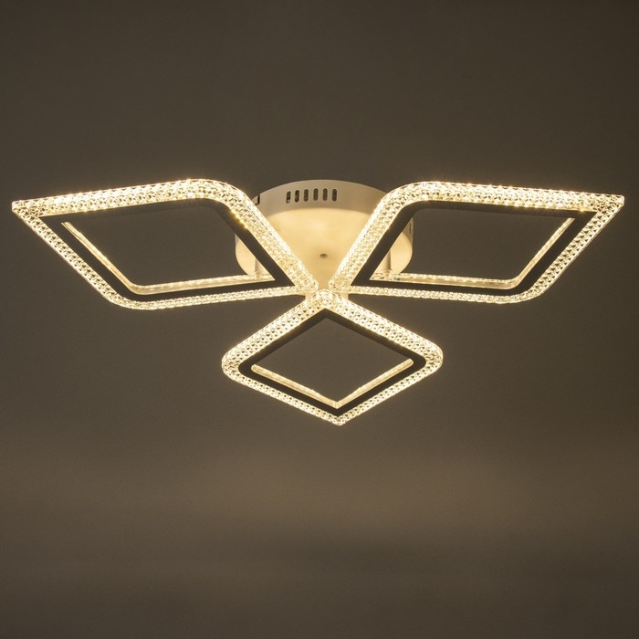 Люстра светодиодная дим. LOSANGA ДУ 3 реж. , 72Вт белый &Oslash;71.5х7.5см Ritter