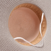 Шляпа женская MINAKU, цвет серый/розовый, р-р 58 Шляпа женская MINAKU, цвет серый/розовый, р-р 58